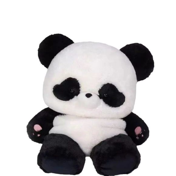 Panda Backpack Panda Plush Cute Backpack Large Capacity Aesthetic Backpack >:( main image 6